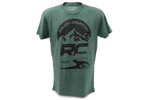 Rough Country - Rough Country T-Shirt - RC Mountains - Forest Green - 2XL | 840942XL