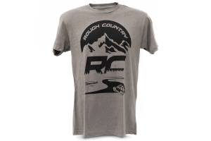 Rough Country - Rough Country T-Shirt - RC Mountains - Warm Gray - 3XL | 840953XL