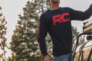 Rough Country - Rough Country - Rough Country Long Sleeve - RC Tread Sleeve - Black- SM | 84099SM - Image 4