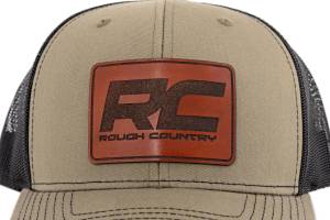 Rough Country - Rough Country - Rough Country Hat - Black Mesh - Rough Country Patch - Brown/Leather - Richardson 112 | 84119 - Image 3