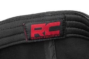 Rough Country - Rough Country - Rough Country Hat - Flat Bill - Red Logo - Black | 84123 - Image 3