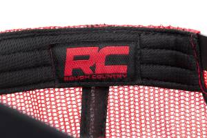 Rough Country - Rough Country - Rough Country Hat - Red Mesh - Rough Country Patch - Black/Red | 84124 - Image 3