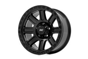 Rough Country - Rough Country 84 Series Wheel/One-Piece/Gloss Black/15x8/5x4.5/-19mm | 84150813 - Image 1