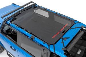 Rough Country - Mesh Bikini Top Plus - Black - Ford Bronco 4WD (2021-2025) | 85116 - Image 2