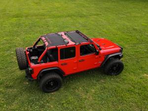 Rough Country - Rough Country - Mesh Bikini Top Plus - Black - Jeep Wrangler JL (21-23)/Wrangler Unlimited (18-23) | 85120 - Image 2