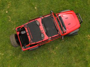 Rough Country - Rough Country - Mesh Bikini Top Plus - Black - Jeep Wrangler JL (21-23)/Wrangler Unlimited (18-23) | 85120 - Image 3