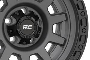 Rough Country - Rough Country - Rough Country 85 Series Wheel/One-Piece/Gunmetal Gray/Black/15x8/5x4.5/-19mm | 85150813 - Image 5