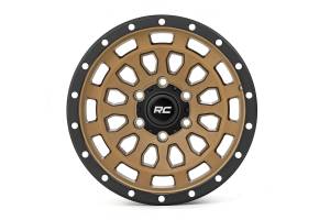 Rough Country - Rough Country 87 Series Wheel/Simulated Beadlock/Bronze/Black/17x8.5/6x5.5/+0mm | 87170912 - Image 2