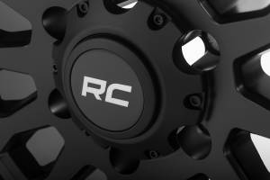 Rough Country - Rough Country 87 Series Wheel/Simulated Beadlock/Black/Machined/17x8.5/6x5.5/+0mm | 87170912B - Image 4