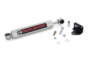 Rough Country - N3 Steering Stabilizer - Relocation Bracket - Jeep Wrangler JK/Wrangler Unlimited (07-18) | 8730630
