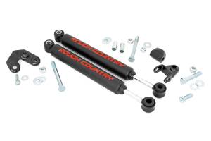 Rough Country - Rough Country - Dual Steering Stabilizer - 2.5-6.5 Inch Lift - Jeep Comanche MJ/Wrangler TJ/Wrangler Unlimited | 87308 - Image 1
