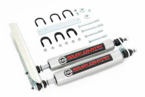 Rough Country - N3 Steering Stabilizer - Dual - Ford Bronco/F-150/F-250 (1980-1998) | 8733830