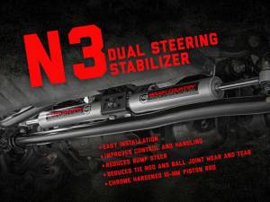 Rough Country - Rough Country - N3 Steering Stabilizer - Dual - Chevy/GMC K10 Truck & SUV/K5 Blazer (69-91) | 8735630 - Image 2