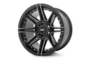 Rough Country - Rough Country 88 Series Wheel/One-Piece/Gloss Black/17x9/6x5.5/+0mm | 88170012