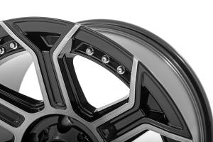 Rough Country - Rough Country 89 Series Wheel/One-Piece/Black Machined Gun Metal/17x9/6x5.5/-12mm | 89170912 - Image 2