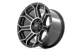 Rough Country - Rough Country 89 Series Wheel/One-Piece/Black Machined Gun Metal/17x9/5x5/-12mm | 89170918 - Image 3