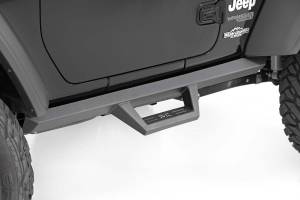 Rough Country - Contoured Drop Steps - 2 Door - Jeep Wrangler JL 4WD (2018-2025) | 90761