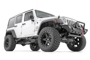 Rough Country - Rough Country - Contoured Drop Steps - 4 Door - Jeep Wrangler Unlimited 2WD/4WD (2007-2018) | 90765B - Image 3