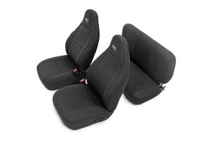 Rough Country - Rough Country - Seat Covers - Front and Rear - Jeep Wrangler TJ (03-06)/Wrangler Unlimited (04-06) | 91001 - Image 1