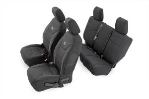 Rough Country - Rough Country - Seat Covers - Front and Rear - Jeep Wrangler Unlimited 4WD (2011-2012) | 91003 - Image 1