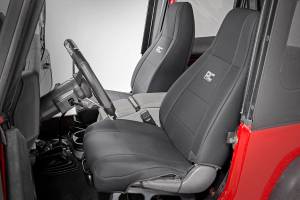 Rough Country - Rough Country - Seat Covers - Front and Rear - Jeep Wrangler YJ 4WD (1991-1995) | 91009 - Image 2
