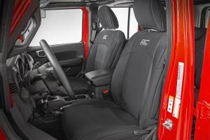 Rough Country - Rough Country - Seat Covers - Front and Rear - Jeep Wrangler Unlimited 4WD (2018-2025) | 91010 - Image 2