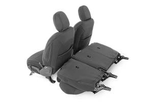 Rough Country - Rough Country - Seat Covers - Front and Rear w/ Armrest - Jeep Wrangler Unlimited 4WD (18-25) | 91012 - Image 5