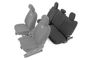 Rough Country - Rough Country - Seat Covers - Rear Bench Seat - Ford F-150/Lightning/F-250/F-350 (2015-2025) | 91017 - Image 1