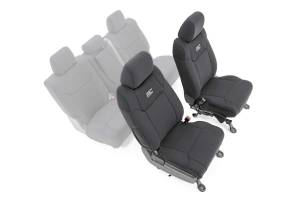 Rough Country - Seat Covers - Front W/ Console Cover - Toyota Tundra 2WD/4WD (2014-2021) | 91026A - Image 1