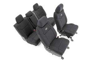 Rough Country - Seat Covers - FR w/ Console Cover and Rear - Toyota Tundra 2WD/4WD (14-21) | 91027A