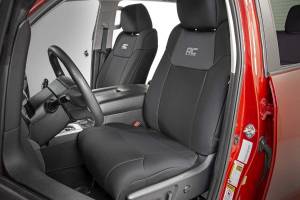 Rough Country - Rough Country - Seat Covers - FR w/ Console Cover and Rear - Toyota Tundra 2WD/4WD (14-21) | 91027A - Image 2