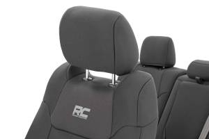 Rough Country - Rough Country - Seat Covers - FR w/ Console Cover and Rear - Toyota Tundra 2WD/4WD (14-21) | 91027A - Image 4