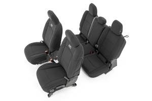 Rough Country - Seat Covers - Front and RR w/ Cup Holder - Jeep Gladiator JT 4WD (2020-2025) | 91038