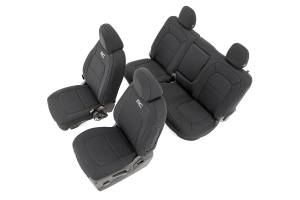 Rough Country - Seat Covers - Front Bucket - Rear Bench - Chevy/GMC Canyon/Colorado (15-22) | 91051