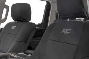 Rough Country - Rough Country - Seat Covers - No Rear Cup Holder - Toyota Tundra 2WD/4WD (2022-2025) | 91054 - Image 2