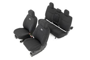 Rough Country - Seat Covers - FR Bucket and RR Bench - Ford Ranger 2WD/4WD (2019-2025) | 91056A - Image 1