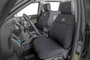 Rough Country - Seat Covers - FR Bucket and RR Bench - Ford Ranger 2WD/4WD (2019-2025) | 91056A - Image 2