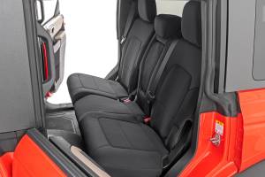 Rough Country - Rough Country - Seat Covers - Bucket Seats -W/Fold Down RR Armrest -FR & RR - 4DR - Ford Bronco (21-25) | 91059 - Image 4