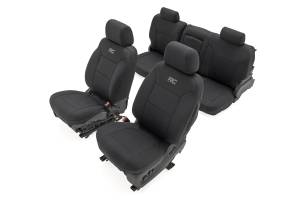 Rough Country - Seat Covers - FR Bucket & RR 60/40 Bench - Chevy/GMC 2500HD/3500HD (14-25) - 91070 - Image 4