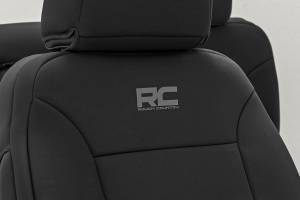 Rough Country - Seat Covers - FR Bucket & RR 60/40 Bench - Chevy/GMC 2500HD/3500HD (14-25) - 91070 - Image 5