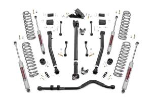 Rough Country - Rough Country - 3.5 Inch Lift Kit - Adj Lower - FR D/S - Jeep Wrangler Unlimited 4WD (24-25) | 91530 - Image 1