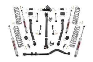 Rough Country - 3.5 Inch Lift Kit - Adj LCA - FR D/S - Jeep Wrangler JL 4WD (2024-2025) | 91830
