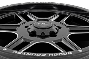 Rough Country - Rough Country 92 Series Wheel/Machined One-Piece/Gloss Black/18x9/6x5.5/+0mm | 92180912 - Image 4