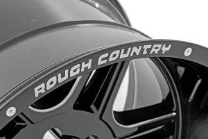 Rough Country - Rough Country 92 Series Wheel/Machined One-Piece/Gloss Black/22x12/6x5.5/-44mm | 92221212 - Image 2