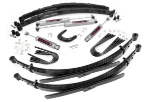 Rough Country - 4 Inch Lift Kit - 56 Inch RR Springs - Chevy/GMC 3/4-Ton Suburban 4WD (88-91) | 255-88-9230