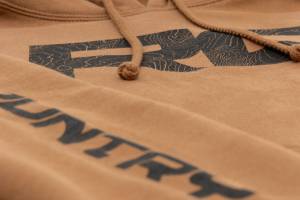 Rough Country - Rough Country - Rough Country Hoodie - RC Topographical Sleeve - Saddle - MD | 94095MD - Image 4