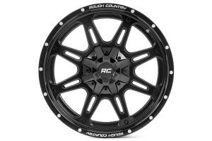 Rough Country - Rough Country 94 Series Wheel/One-Piece/Matte Black/20x10/5x5.0/5x4.5/-18mm | 94201013 - Image 2