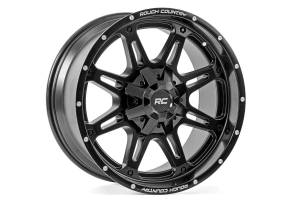 Rough Country - Rough Country 94 Series Wheel/One-Piece/Matte Black/20x9/6x5.5/6x135/0mm | 94209012