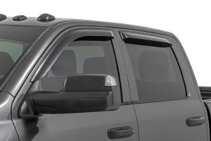 Rough Country - Side Window Deflectors - Tape On Rain Guard - Ram 1500 (09-18) 2500 (10-24) | 942924