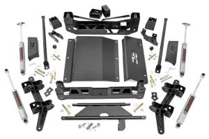 Rough Country - 4 Inch Lift Kit - Chevy C1500/K1500 Truck & SUV 4WD (1988-1999) | 27430 - Image 1